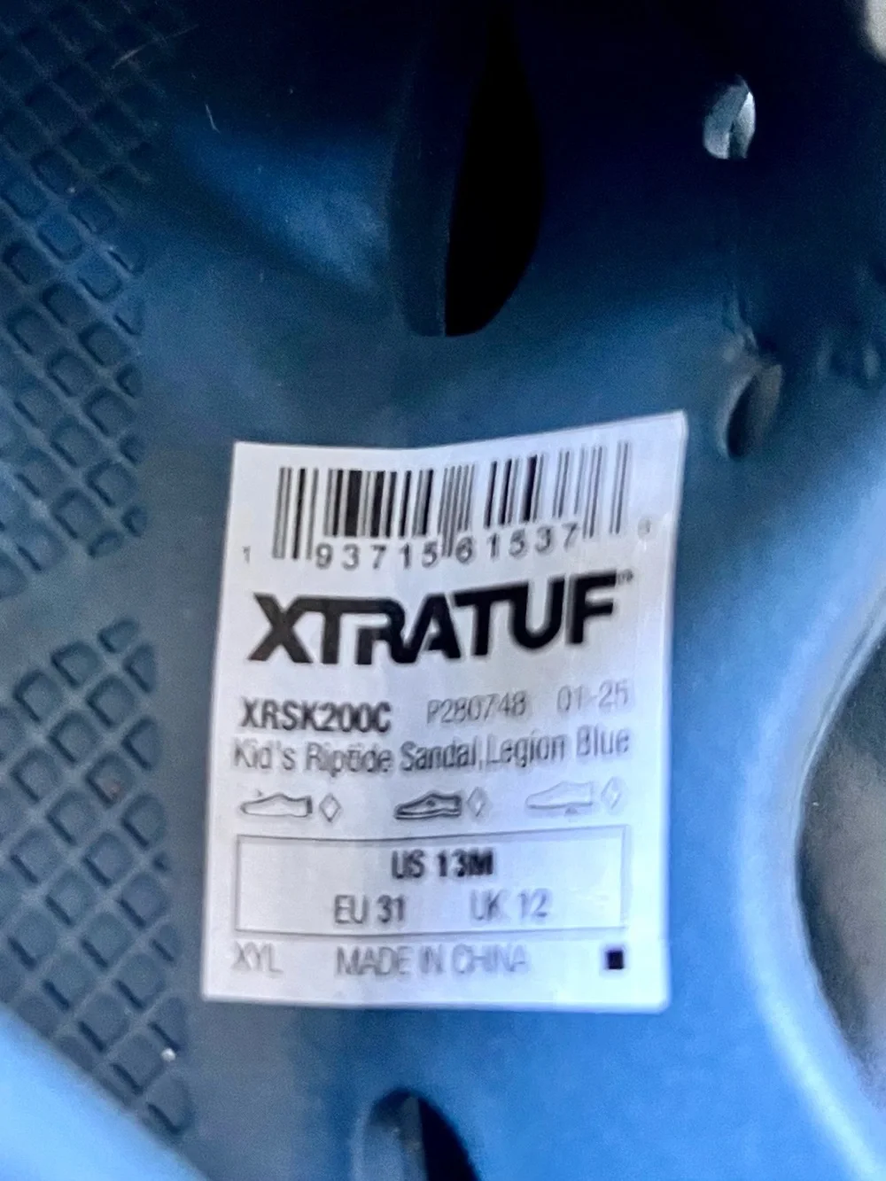 XTRATUF Little Kids Riptide Sandal
